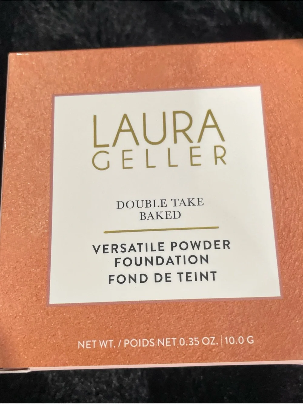 Laura Geller Versatile Powder Foundation - double take baked.  TAN